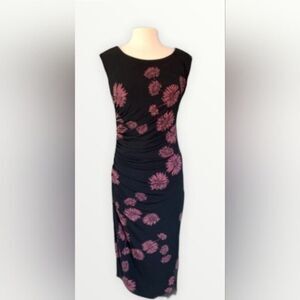 Vince Camuto Floral Bodycon Ruched dress